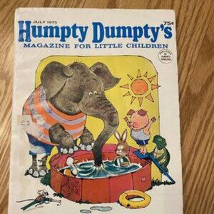 Humpty Dumpty's Magazine for Little Children July 1975 Vintage